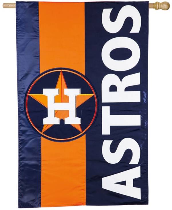Evergreen Houston Astros Embellish House Flag product image
