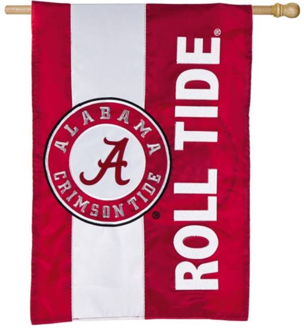 Evergreen Alabama Crimson Tide Embellish House Flag