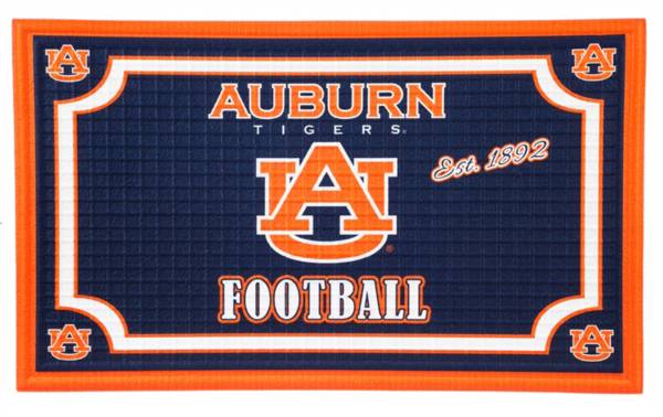 Evergreen Auburn Tigers Embossed Door Mat