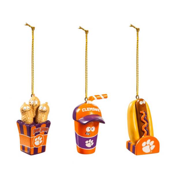 Evergreen Enterprises Clemson Tigers Snack Pack Ornament