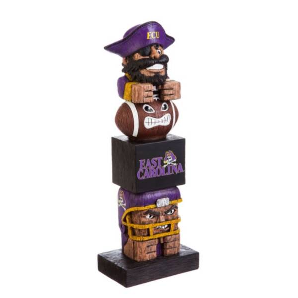 Evergreen East Carolina Pirates Tiki Totem