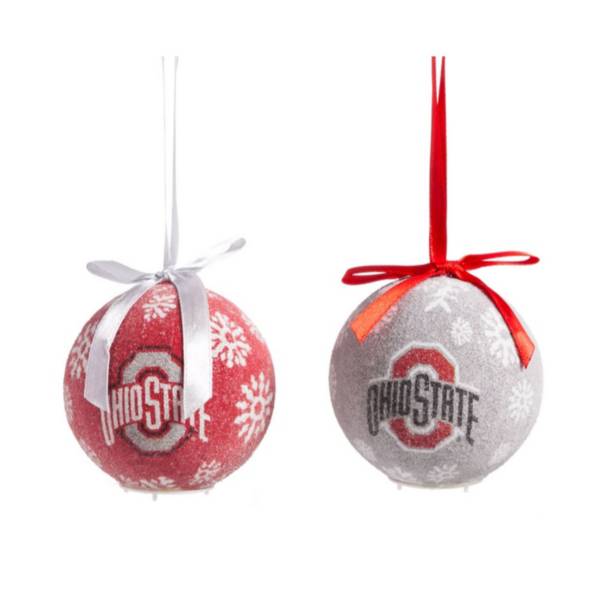 Evergreen Enterprises Ohio State Buckeyes LED Ornament Set