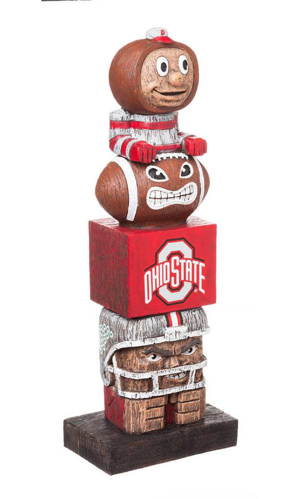 Evergreen Ohio State Buckeyes Tiki Totem