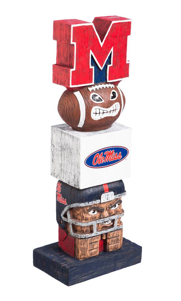 Evergreen Ole Miss Rebels Tiki Totem