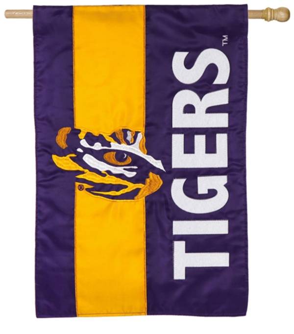 Evergreen LSU Tigers Embellish House Flag