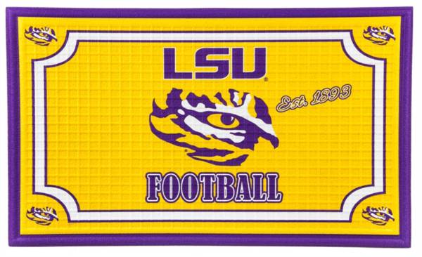 Evergreen LSU Tigers Embossed Door Mat