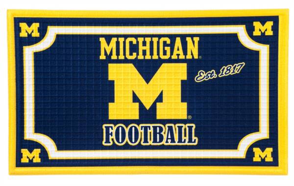 Evergreen Michigan Wolverines Embossed Door Mat