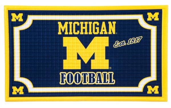 Evergreen Michigan Wolverines Embossed Door Mat