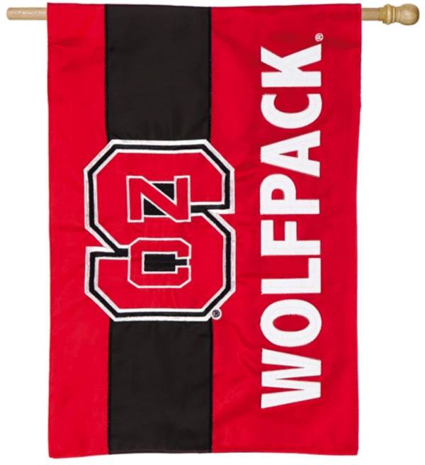 Evergreen NC State Wolfpack Embellish House Flag