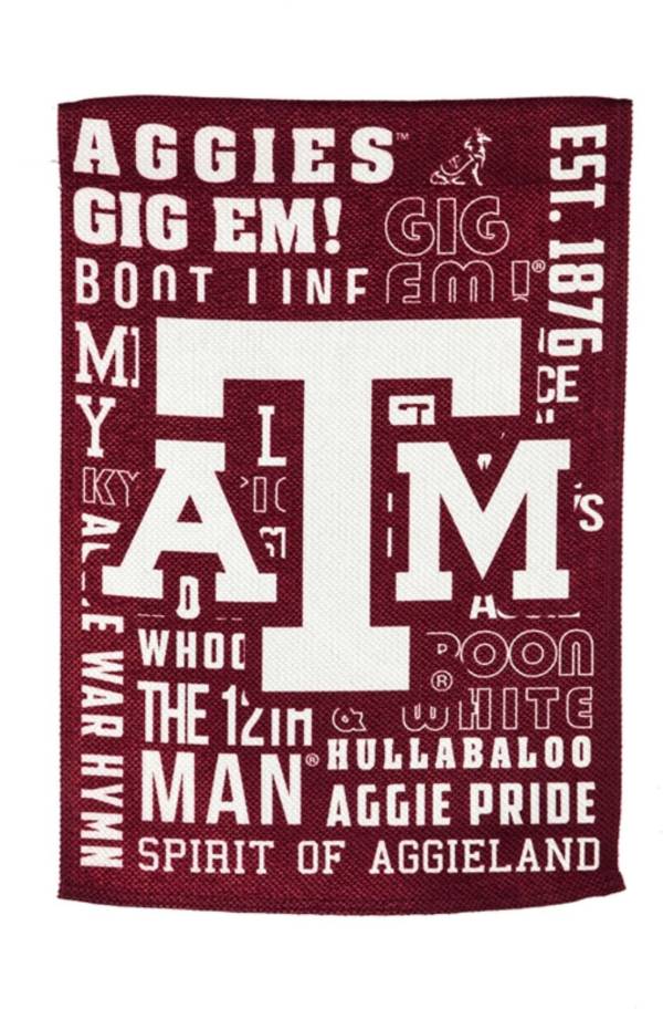 Evergreen Texas A&M Aggies Fan Rule House Flag