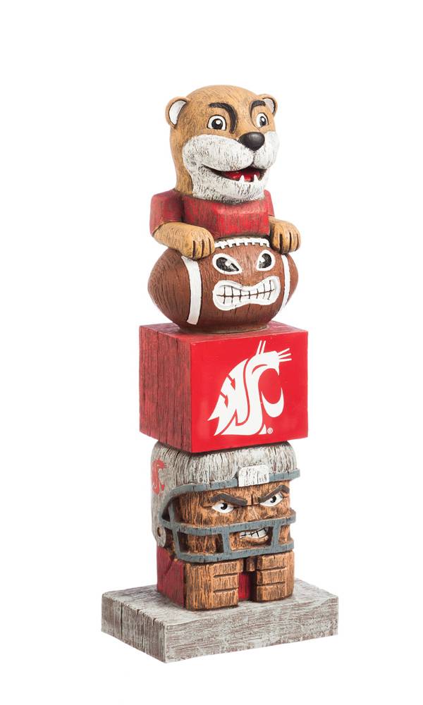 Evergreen Washington State Cougars Tiki Totem