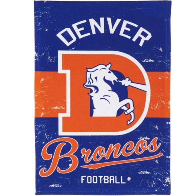 Evergreen Denver Broncos Vintage Garden Flag