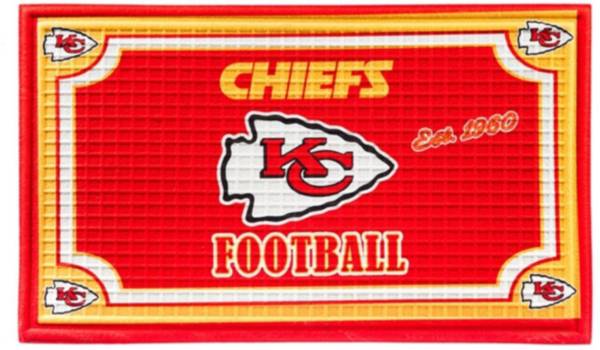 Evergreen Kansas City Chiefs Embossed Door Mat