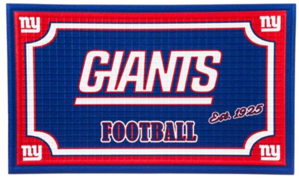 Evergreen New York Giants Embossed Door Mat