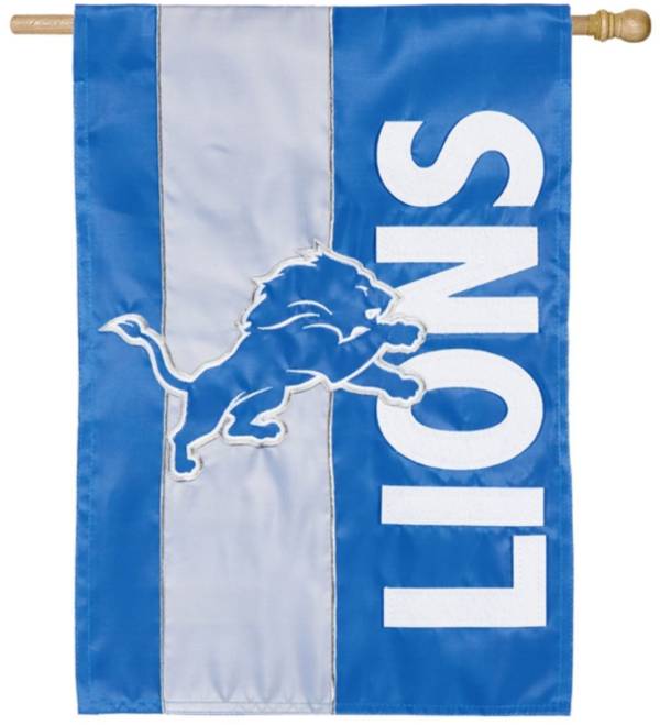 Evergreen Detroit Lions Embellish House Flag