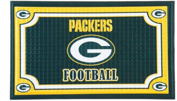 Evergreen Green Bay Packers Embossed Door Mat