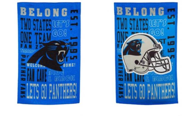 Evergreen Carolina Panthers Fan Rule Garden Flag