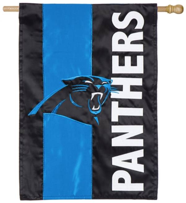 Evergreen Carolina Panthers Embellish House Flag