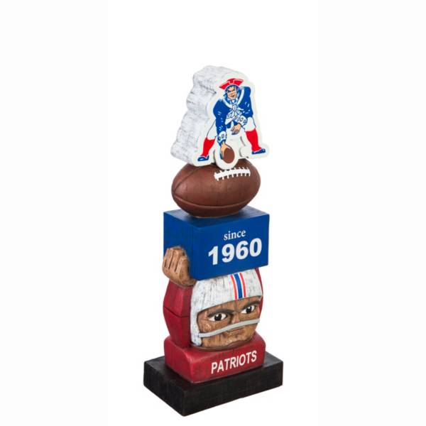 Evergreen New England Patriots Vintage Tiki Totem