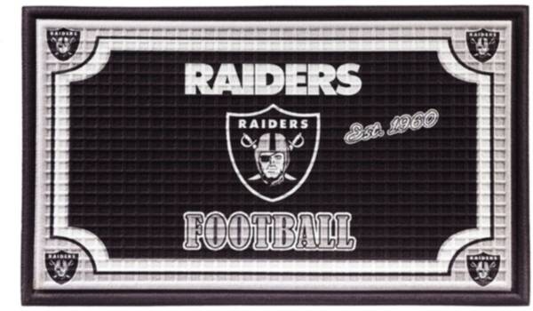 Evergreen Las Vegas Raiders Embossed Door Mat