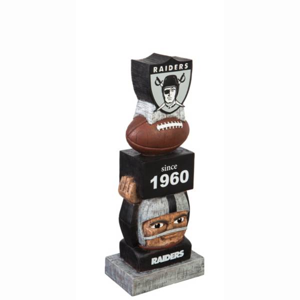 Evergreen Las Vegas Raiders Vintage Tiki Totem