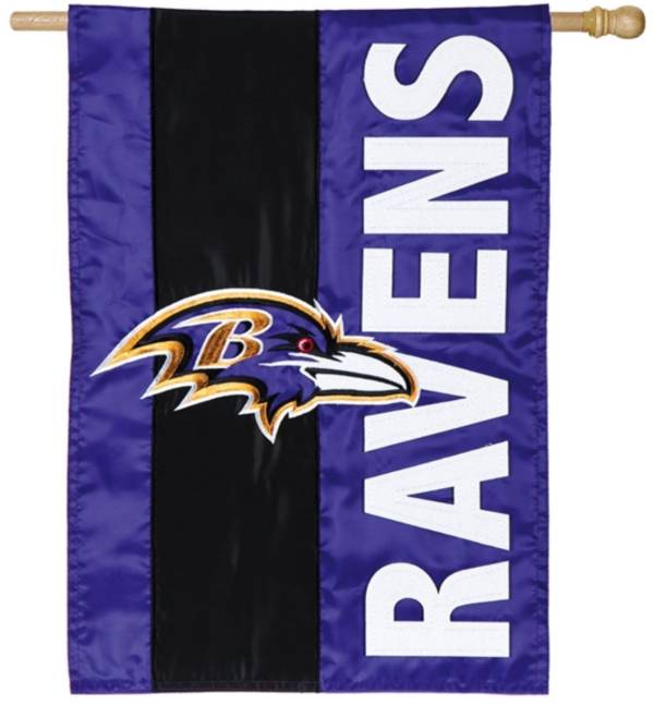 Evergreen Baltimore Ravens Embellish House Flag