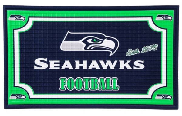 Evergreen Seattle Seahawks Embossed Door Mat