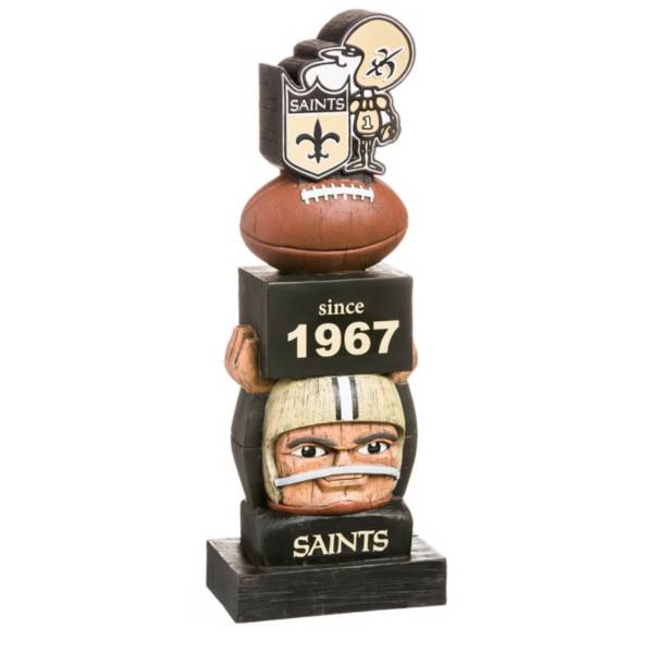 Evergreen New Orleans Saints Vintage Tiki Totem