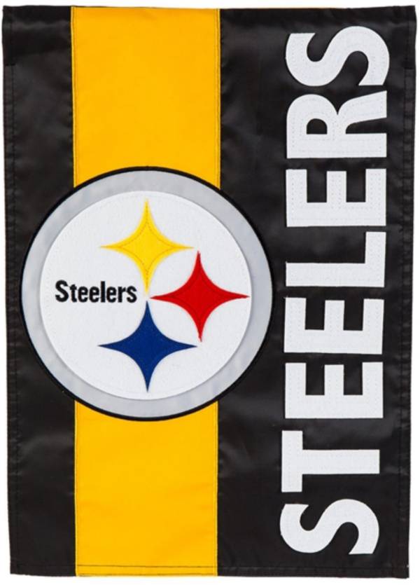 Evergreen Pittsburgh Steelers Embellish Garden Flag