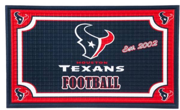 Evergreen Houston Texans Embossed Door Mat