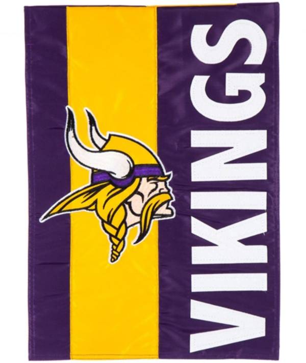 Evergreen Minnesota Vikings Embellish Garden Flag