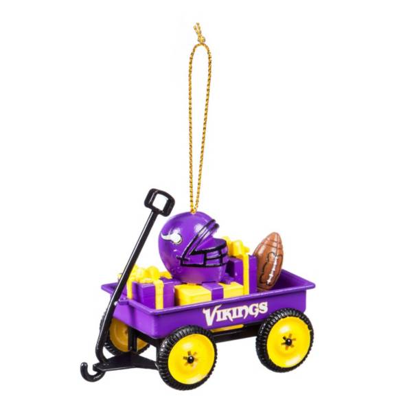 Evergreen Enterprises Minnesota Vikings Team Wagon Ornament