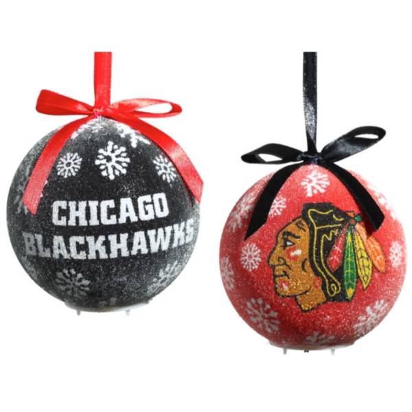 Evergreen Enterprises Chicago Blackhawks LED Ornament Set