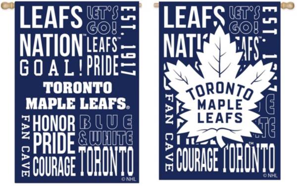 Evergreen Toronto Maple Leafs Fan Rule House Flag