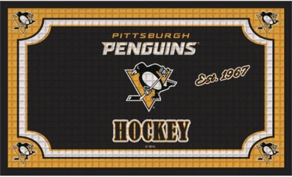 Evergreen Pittsburgh Penguins Embossed Door Mat