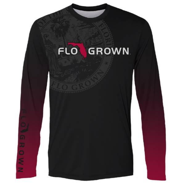 Flogrown Men's Big Seal Performance Long Sleeve T-Shirt