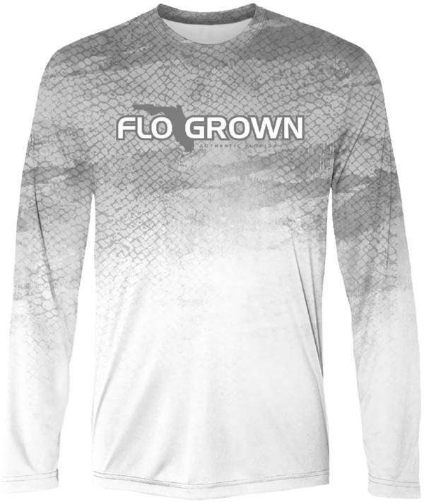 FloGrown Men's Overprint Flag Performance Long Sleeve T-Shirt