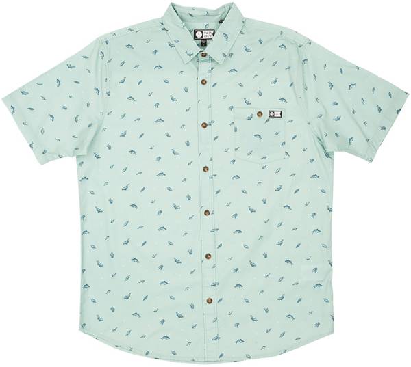 Salty Crew Men's Bay Bass Woven Short Sleeve Shirt