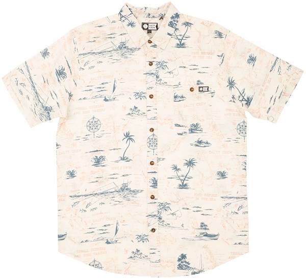 Salty Crew Men's Seafarer Woven Short Sleeve Shirt