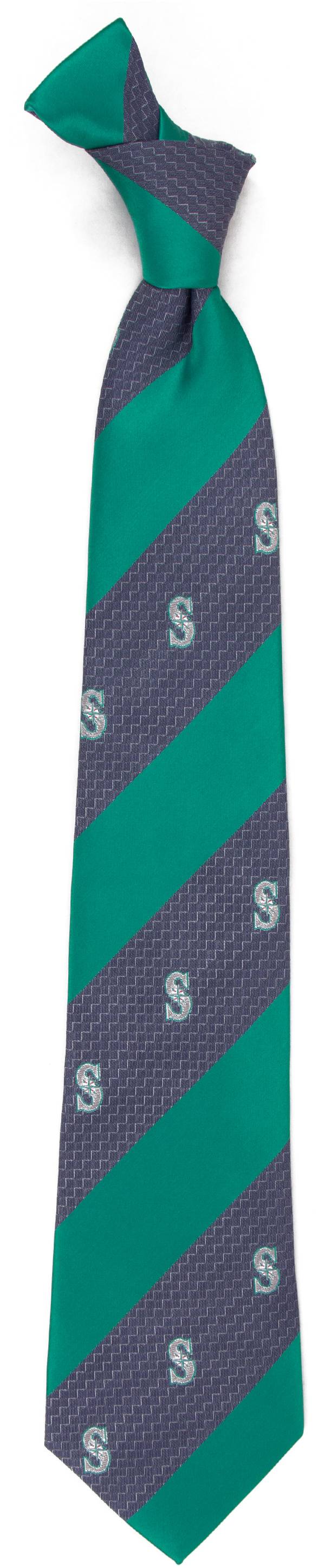 Eagles Wings Seattle Mariners Geo Stripe Necktie