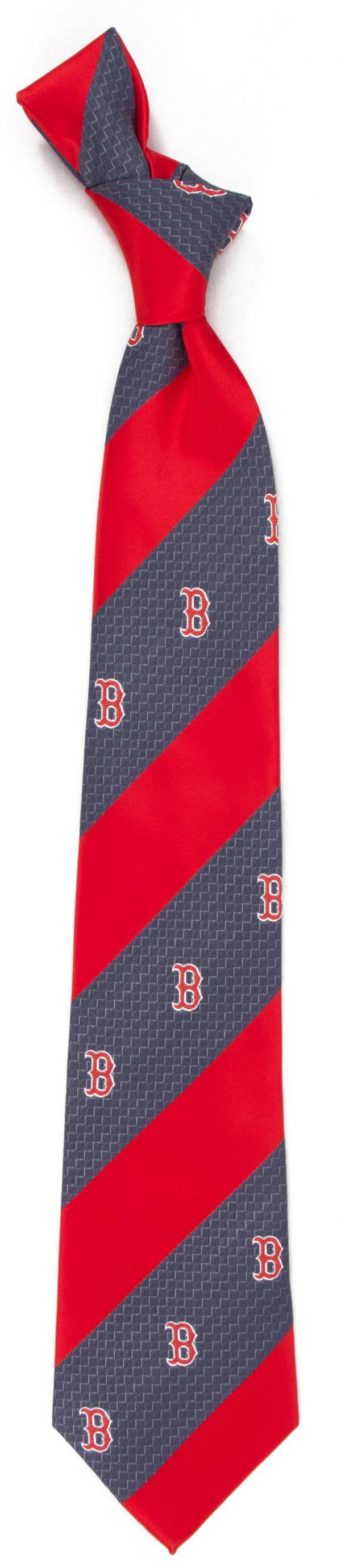 Eagles Wings Boston Red Sox Geo Stripe Necktie