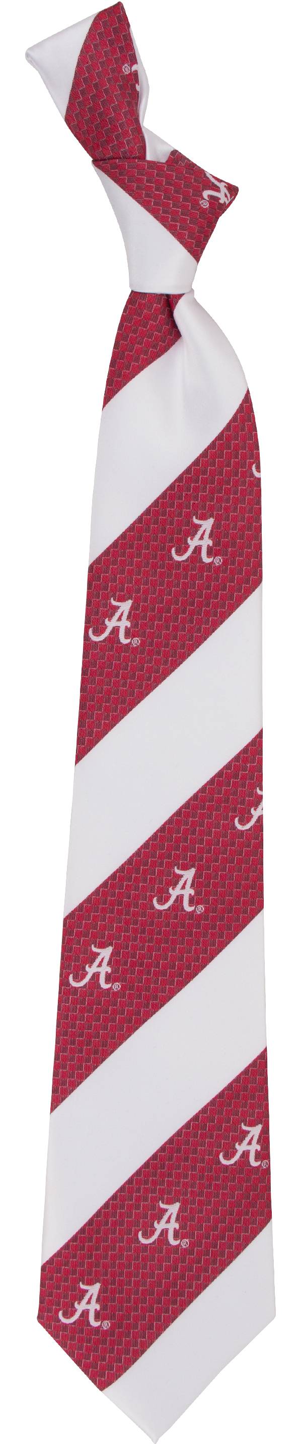 Eagles Wings Alabama Crimson Tide Geo Stripe Necktie