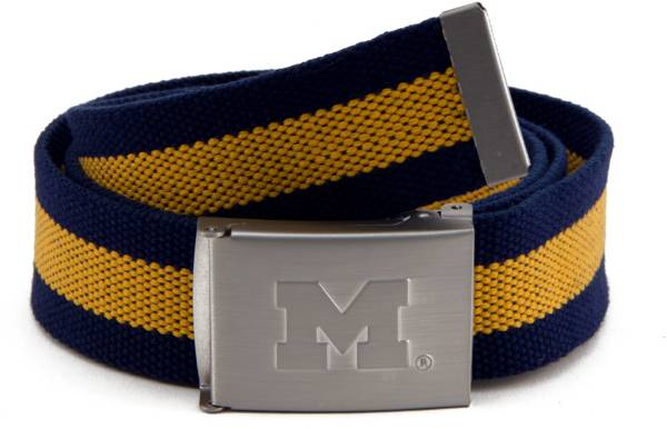 Eagles Wings Michigan Wolverines Fabric Belt