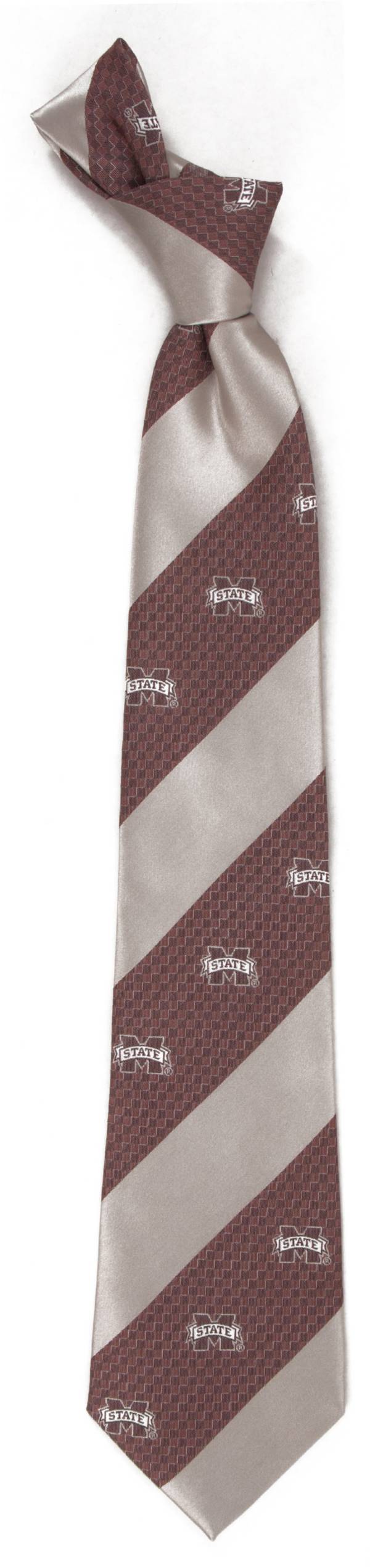 Eagles Wings Mississippi State Bulldogs Geo Stripe Necktie