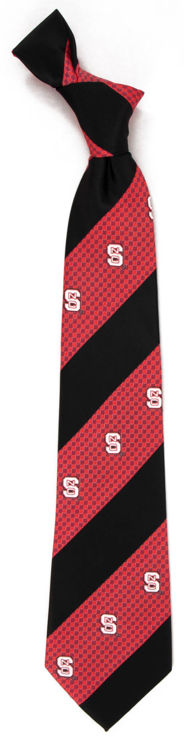 Eagles Wings NC State Wolfpack Geo Stripe Necktie