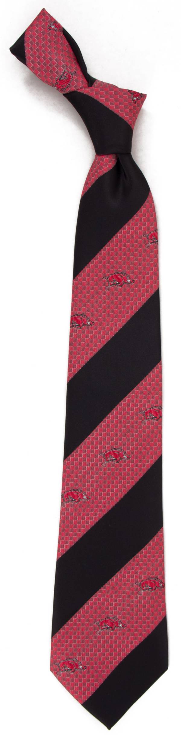 Eagles Wings Arkansas Razorbacks Geo Stripe Necktie