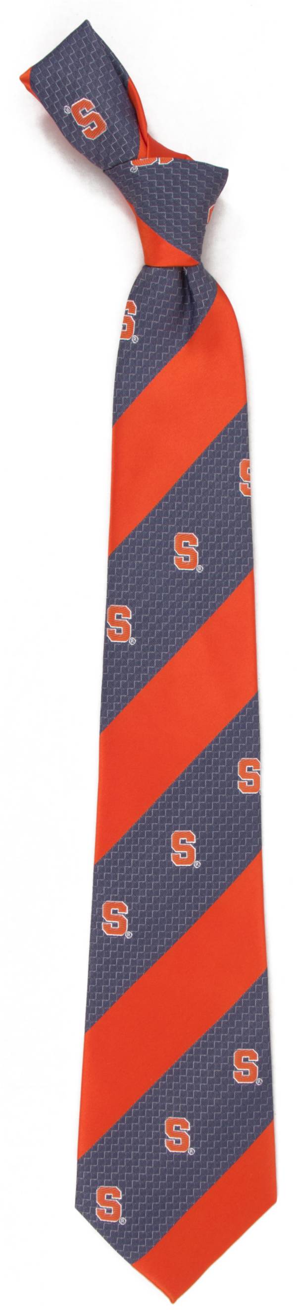 Eagles Wings Syracuse Orange Geo Stripe Necktie