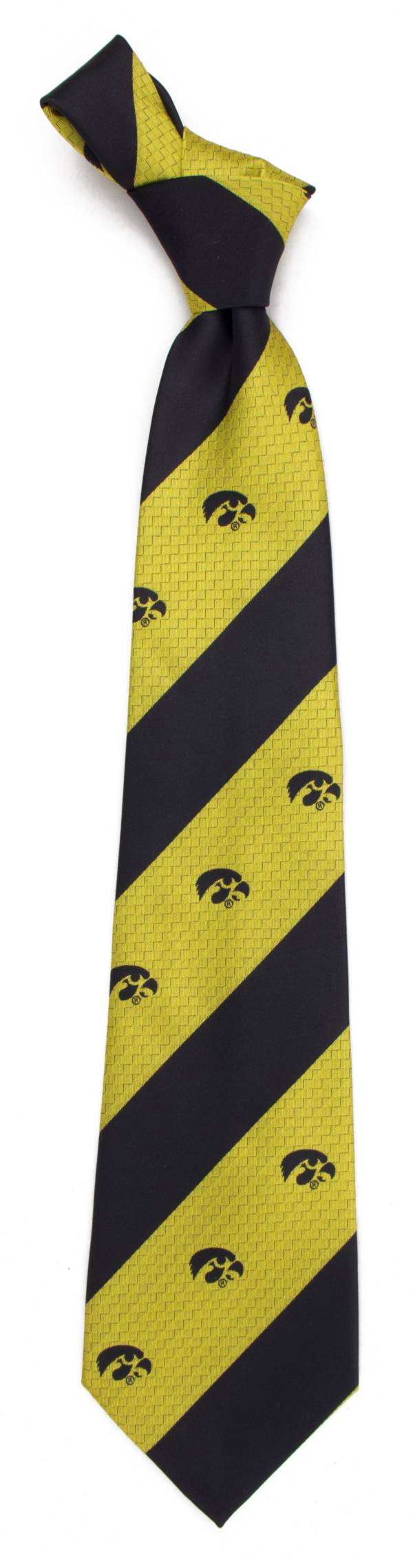 Eagles Wings Iowa Hawkeyes Geo Stripe Necktie