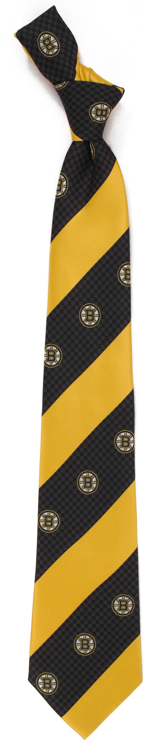 Eagles Wings Boston Bruins Geo Stripe Necktie