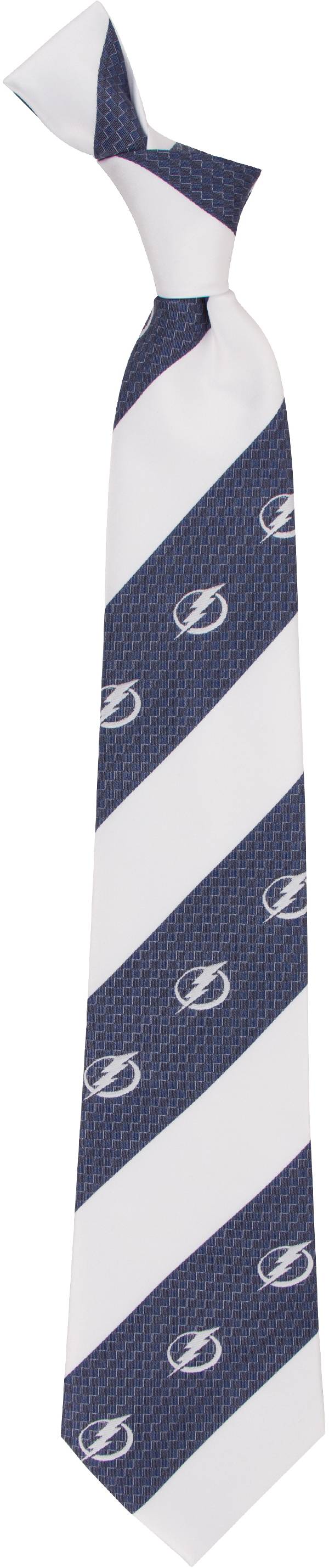 Eagles Wings Tampa Bay Lightning Geo Stripe Necktie